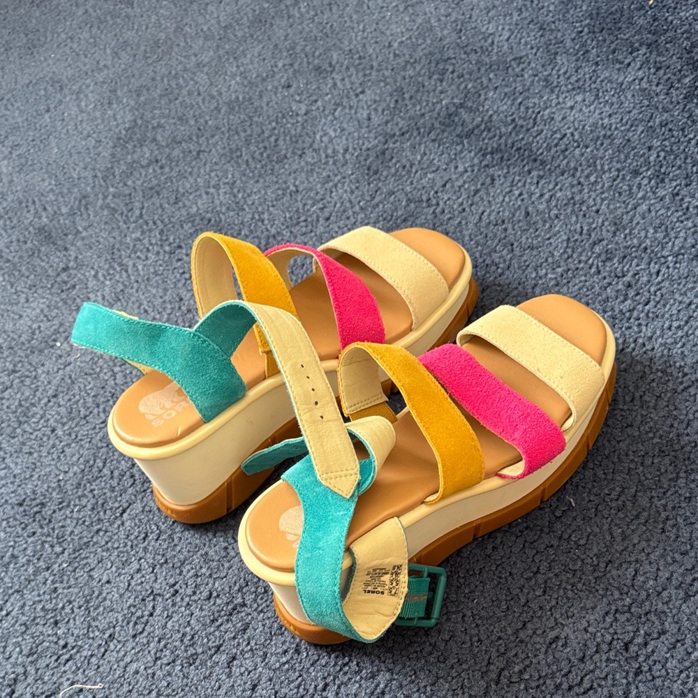 Sorel Colorful Strap Sandals